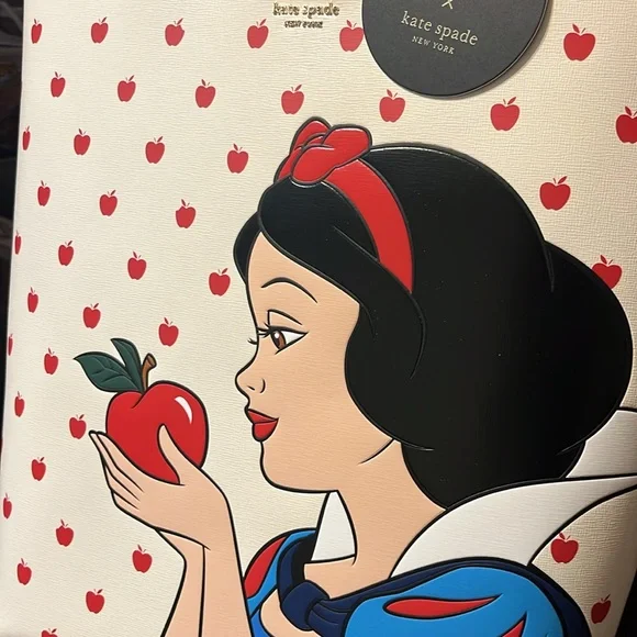 Kate Spade Disney Snow White Cream Large Tote Bag - Picture 2 of 5